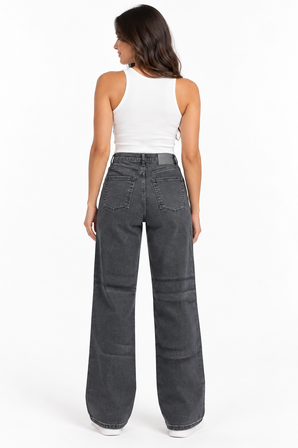 Plus Size Stretch Wide-Leg Jeans