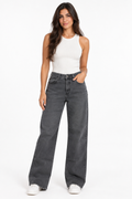 Plus Size Stretch Wide-Leg Jeans