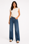 High-Rise Wide Leg Jeans