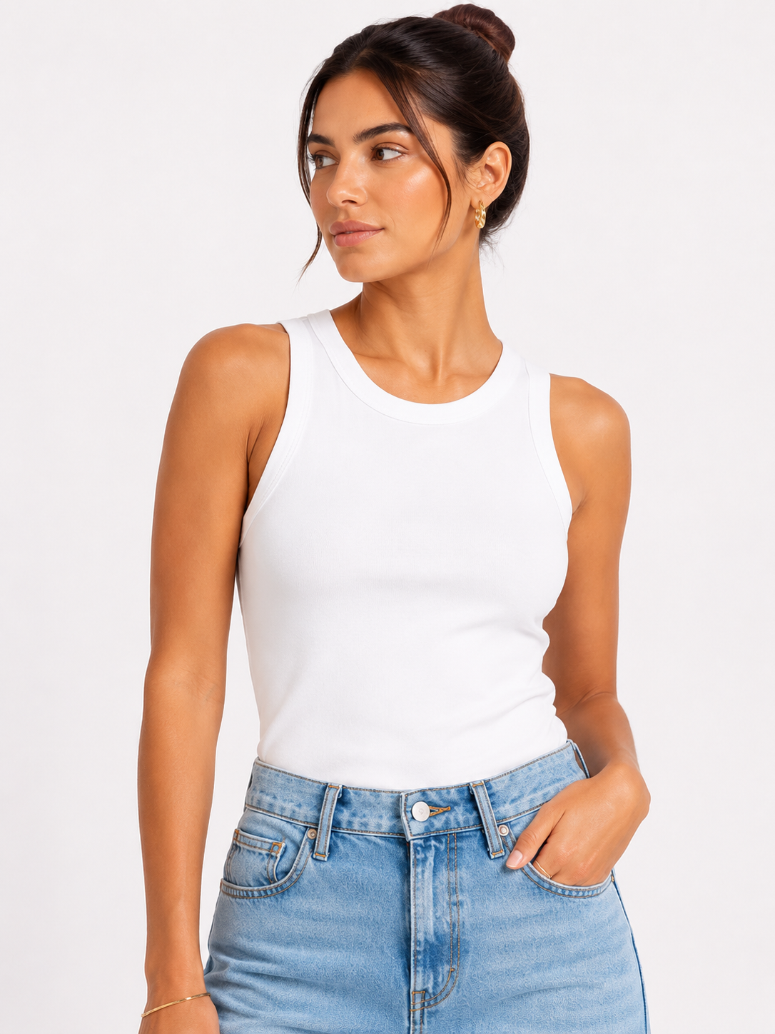 Essential Ribbed Tank Top