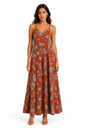 Floral Printed Maxi Slip Dress