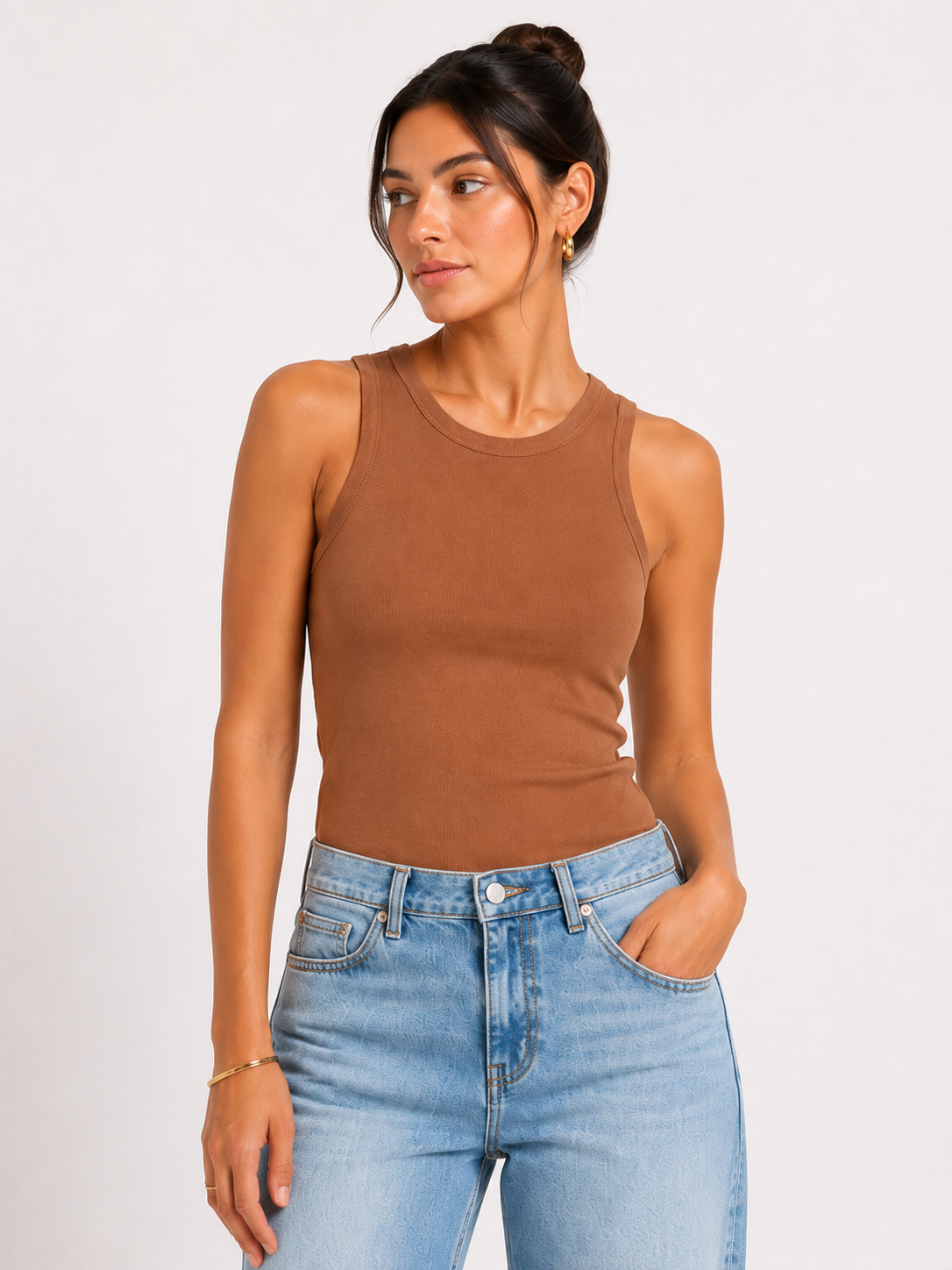 Essential Ribbed Tank Top