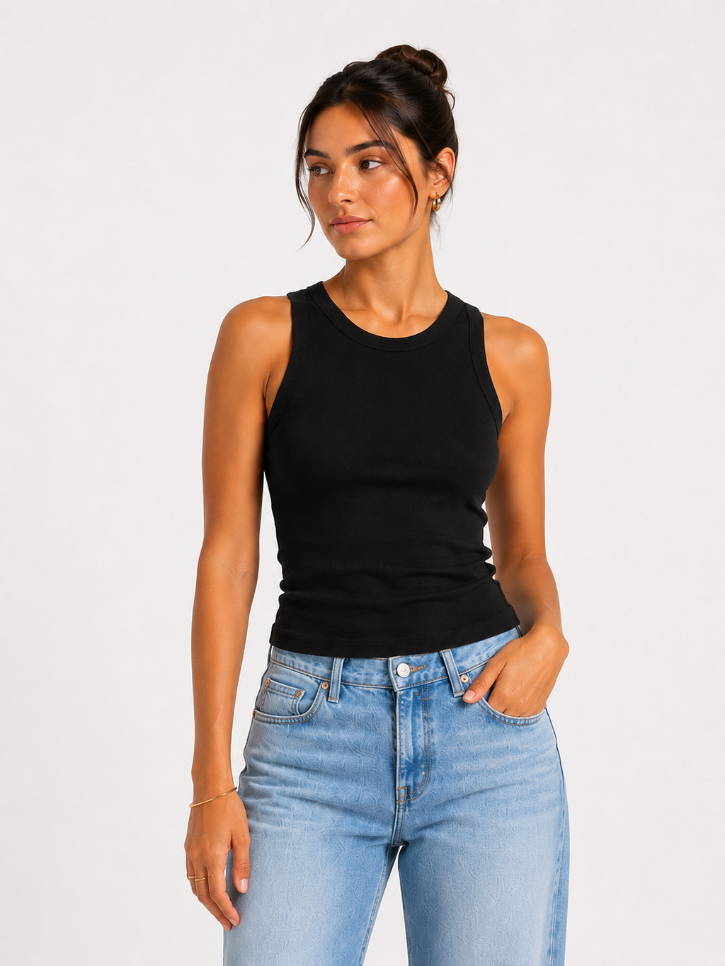 Essential Ribbed Tank Top