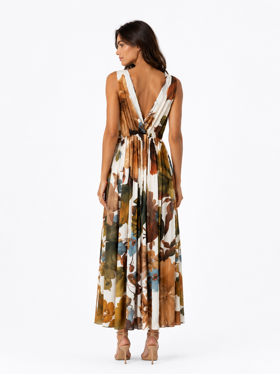 Autumn Bloom Maxi Dress