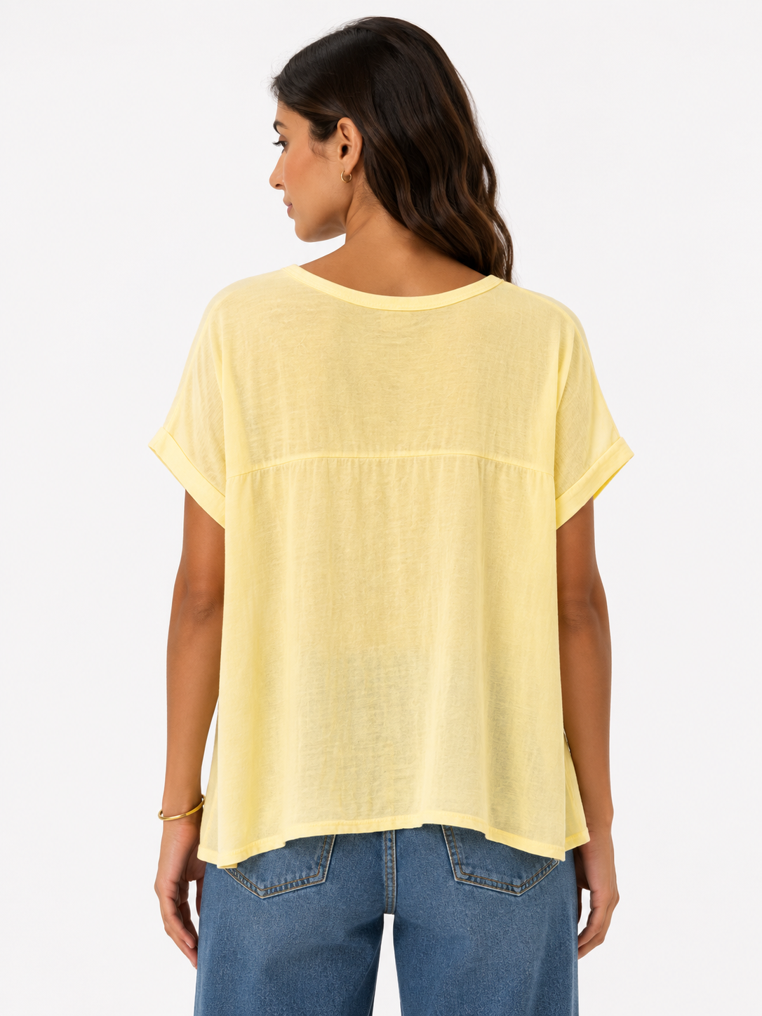 Feather & Dragonfly Print Relaxed Top