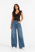 High-Waist Wide-Leg Jeans