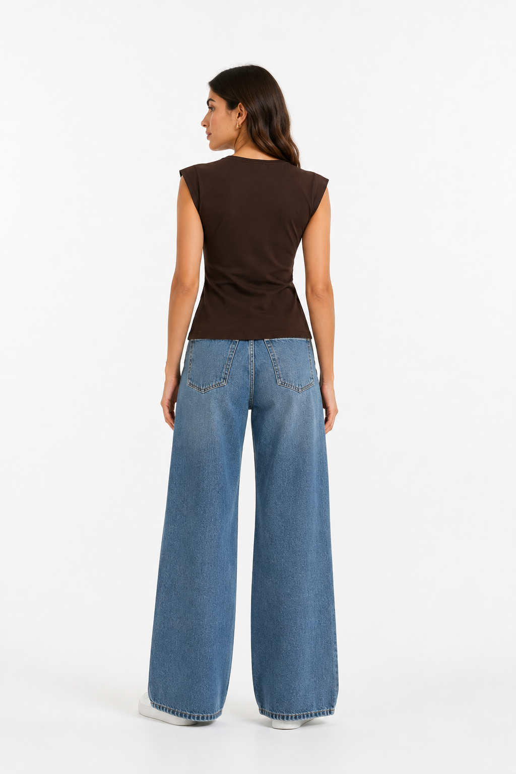 High-Waist Wide-Leg Jeans